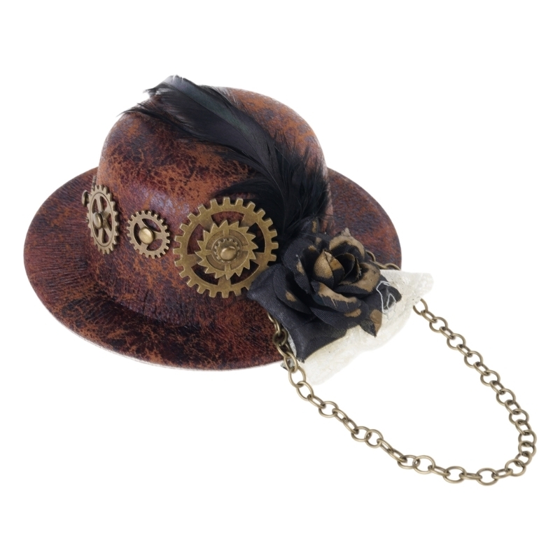 Women'S Victorian Era Accessories - Women Halloween Gothic Mini Top Hat