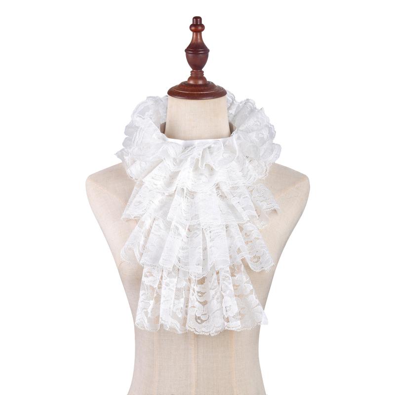 Elegant Detachable Lace Jabot  - Women'S Victorian Era Accessories 评论和价格