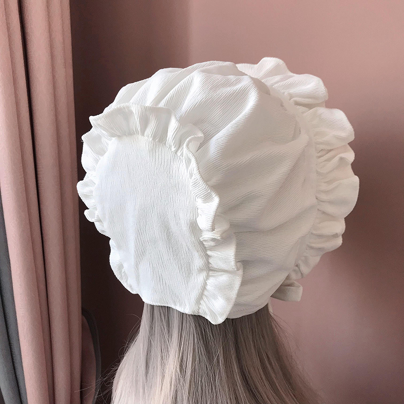 Maid Bonnet Hat Lolita Girl Co - Women'S Victorian Era Accessories 评论和价格