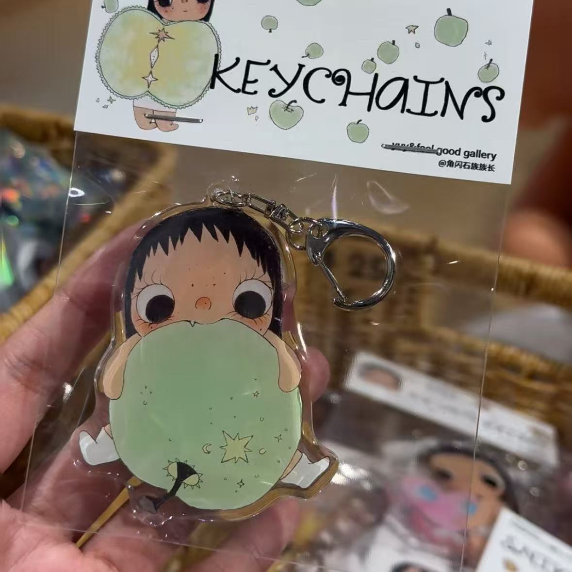 Yuy Is A Girl. Cute Cartoon Gi - Women'S Key Accessories 评论和价格