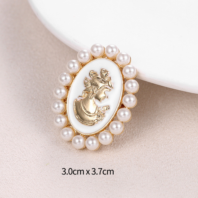 Victorian Style Pearls Cameo B - Women'S Victorian Era Accessories 评论和价格