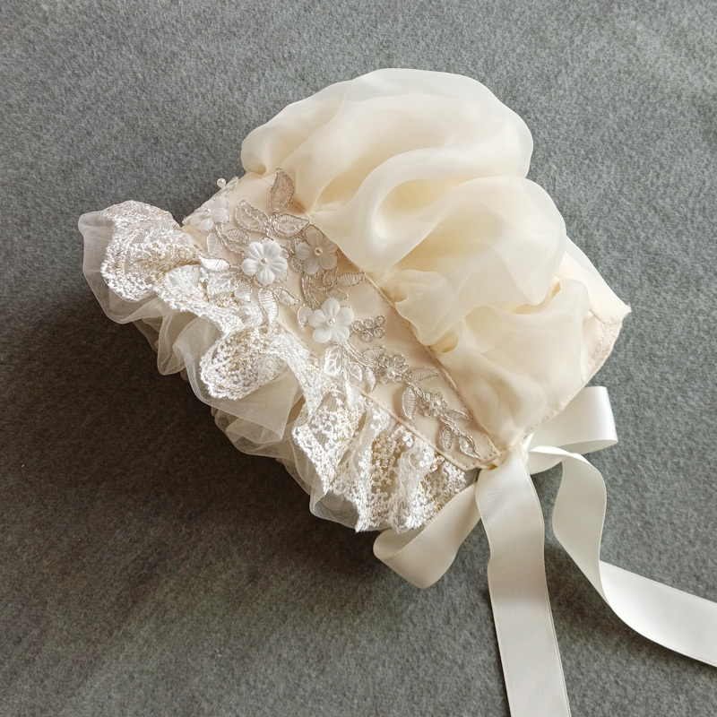 Victorian Bonnet Ruffles Villa - Women'S Victorian Era Accessories 评论和价格