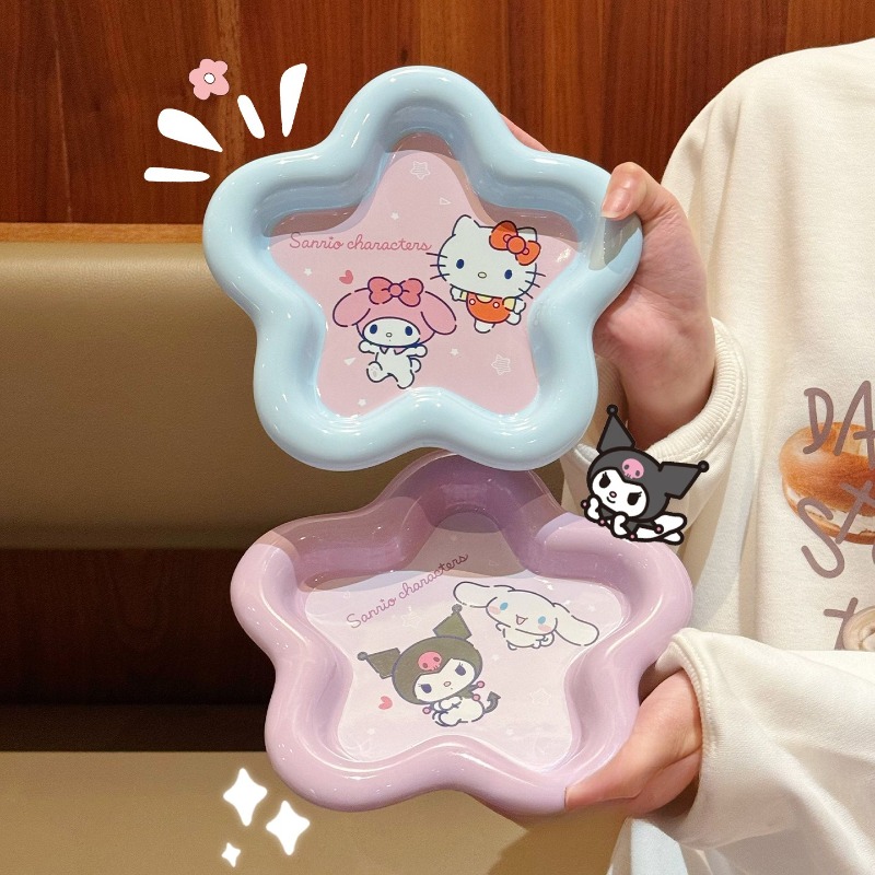 Cartoon Cat Print Ceramic Dinn - Women Kitchen Accessories 评论和价格