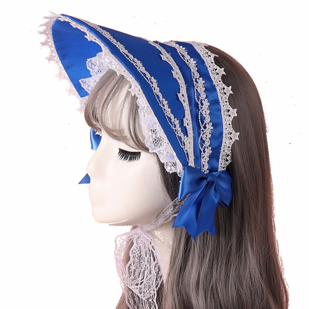 Victorian Lace Lolita Bonnet H - Women'S Victorian Era Accessories 评论和价格