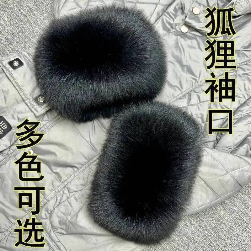 Ladies fox fur Arm Warmers Set - Women'S Winter Accessories Set 评论和价格