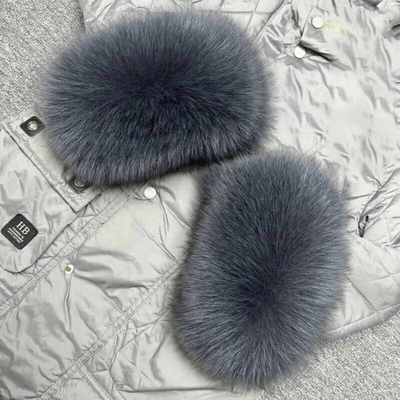 Ladies fox fur Arm Warmers Set - Women'S Winter Accessories Set 评论和价格