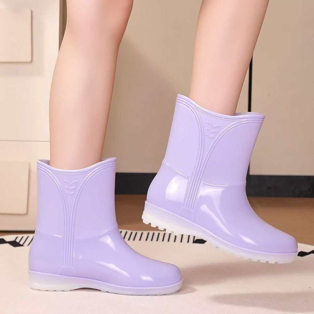 Mid-calf Women Rain Boots Wate - Women Kitchen Accessories 评论和价格