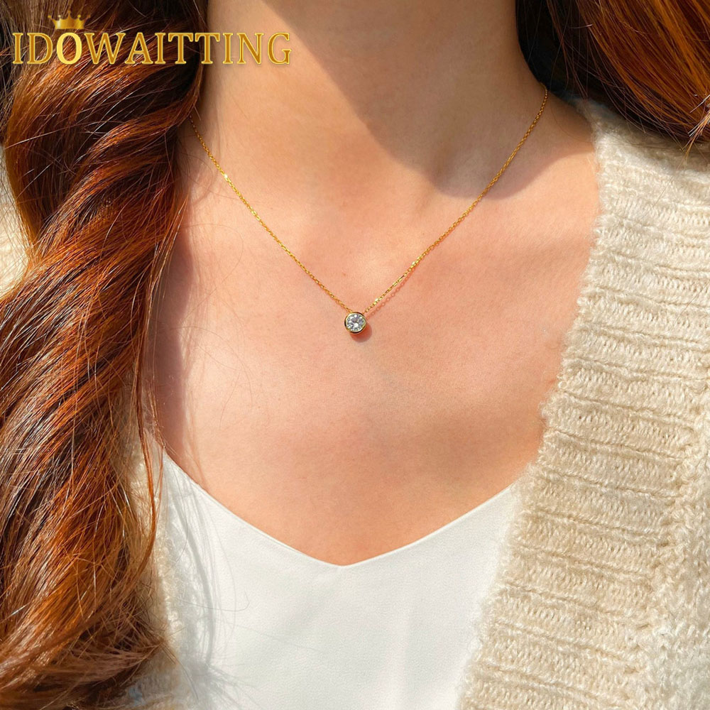 100% 925 Sterling Silver Forev - Charm Necklace Dainty 评论和价格