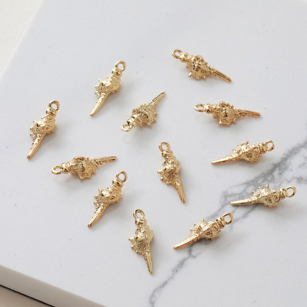 6PCS Dainty Small Conch Shell- - Charm Necklace Dainty 评论和价格
