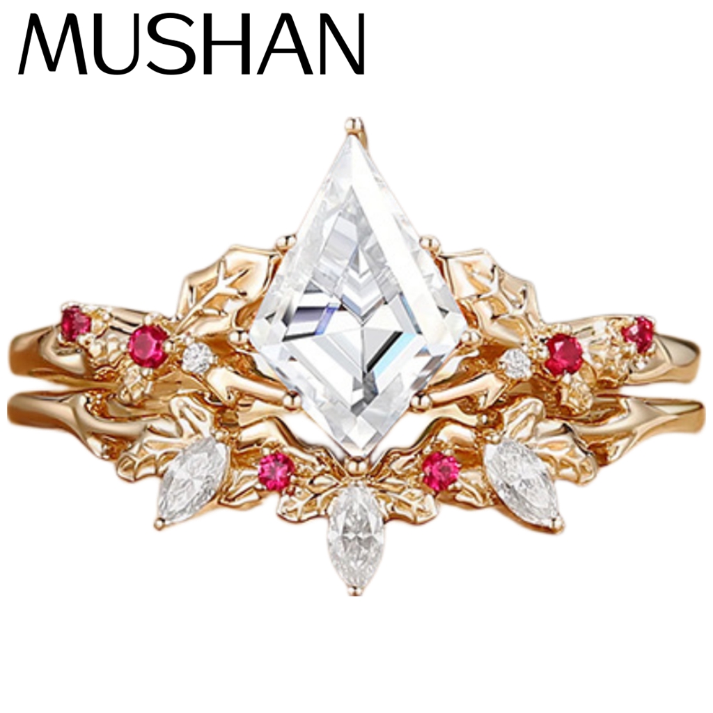 MUSHAN Custom Jewelry 925 Ster - Women'S Yellow Accessories 评论和价格